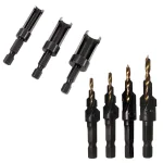Milescraft CounterBit and PlugCutter Bundle - Countersink and Wood Plug Set thumbnail 1