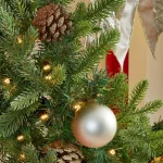 Home Accents Holiday Home Holiday Accents 30 in. St. Germain Pre-Lit LED Artificial Christmas Wreath, Warm White Lights thumbnail 5