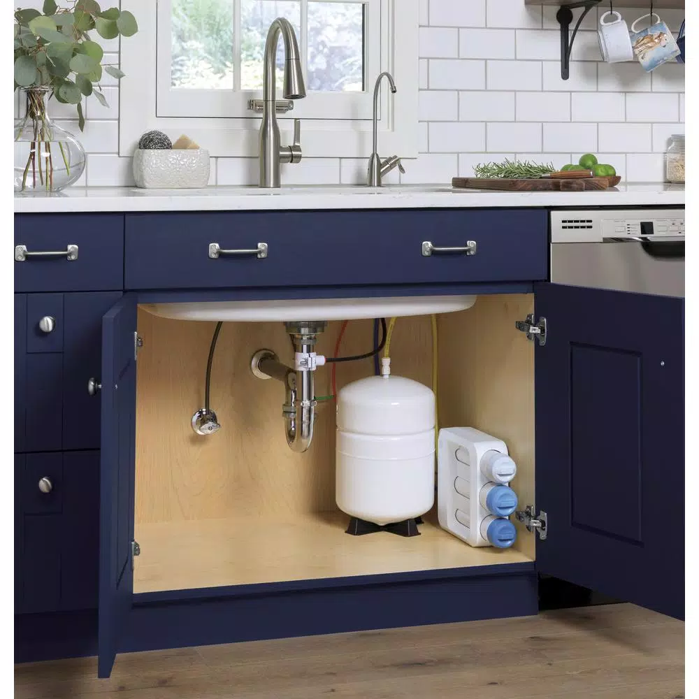 GE Under Sink Reverse Osmosis Water Filtration System, 3-Stage with Faucet