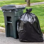 Plasticplace 95-96 Gallon Black Gusset Seal Trash Bags, 2.0 mil Thickness, 61 x 68 in, 50 Count Case thumbnail 1