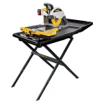 DEWALT 10 in. Wet Tile Saw with Stand, 1.5 HP Motor, 24 in. Ripping Capacity thumbnail 1