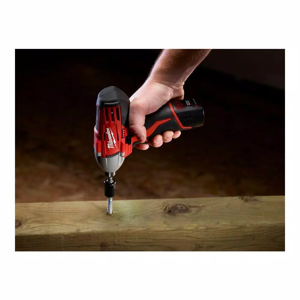 Milwaukee M12 12V Lithium-Ion Cordless Hammer Drill and Impact Driver 2-Tool Combo Kit