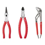 Milwaukee 3-Piece Pliers Kit for Cutting and Fastening thumbnail 1