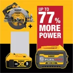 DEWALT 20V MAX Brushless 7-1/4 in. Circular Saw Kit with FLEXVOLT Advantage and (1) 6.0Ah FLEXVOLT Battery thumbnail 4