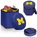 Picnic Time University of Michigan Michigan Wolverines 12 Qt. Navy Bongo Collapsible Soft-Side Cooler thumbnail 2