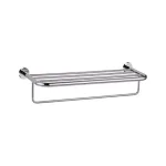 Nameeks General Hotel Wall Mounted 1-Bar Towel Rack, Chrome Finish thumbnail 1