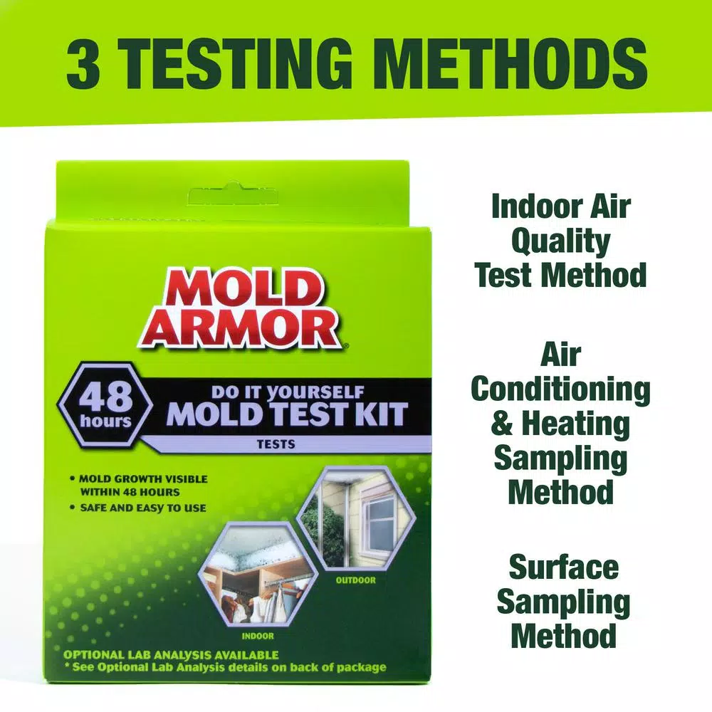 MOLD ARMOR Do It Yourself Mold Test Kit - Indoor Air Quality & Surface Sampling