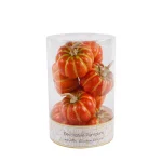 Flora Bunda 3 in. Dark Orange Foam Pumpkin Filler, Set of 8 - Fall Harvest Indoor Tabletop Decor thumbnail 1