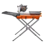 RIDGID 8 in. Wet Tile Saw with Stand, 12 Amp Corded Tile Saw with Extended Rip Capacity thumbnail 9