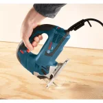 Bosch JS365 6.5 Amp Corded Variable Speed Top-Handle Jig Saw Kit with 15-Piece T-Shank Blade Set and Case thumbnail 3