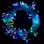 ALEKO 34 ft. 100-Light Multi-Color LED Micro Dot Fairy String Lights, Plug-In thumbnail 1