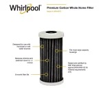 Whirlpool Premium Carbon Whole Home Water Filter WHA4FF5 - 1 Micron Replacement thumbnail 2