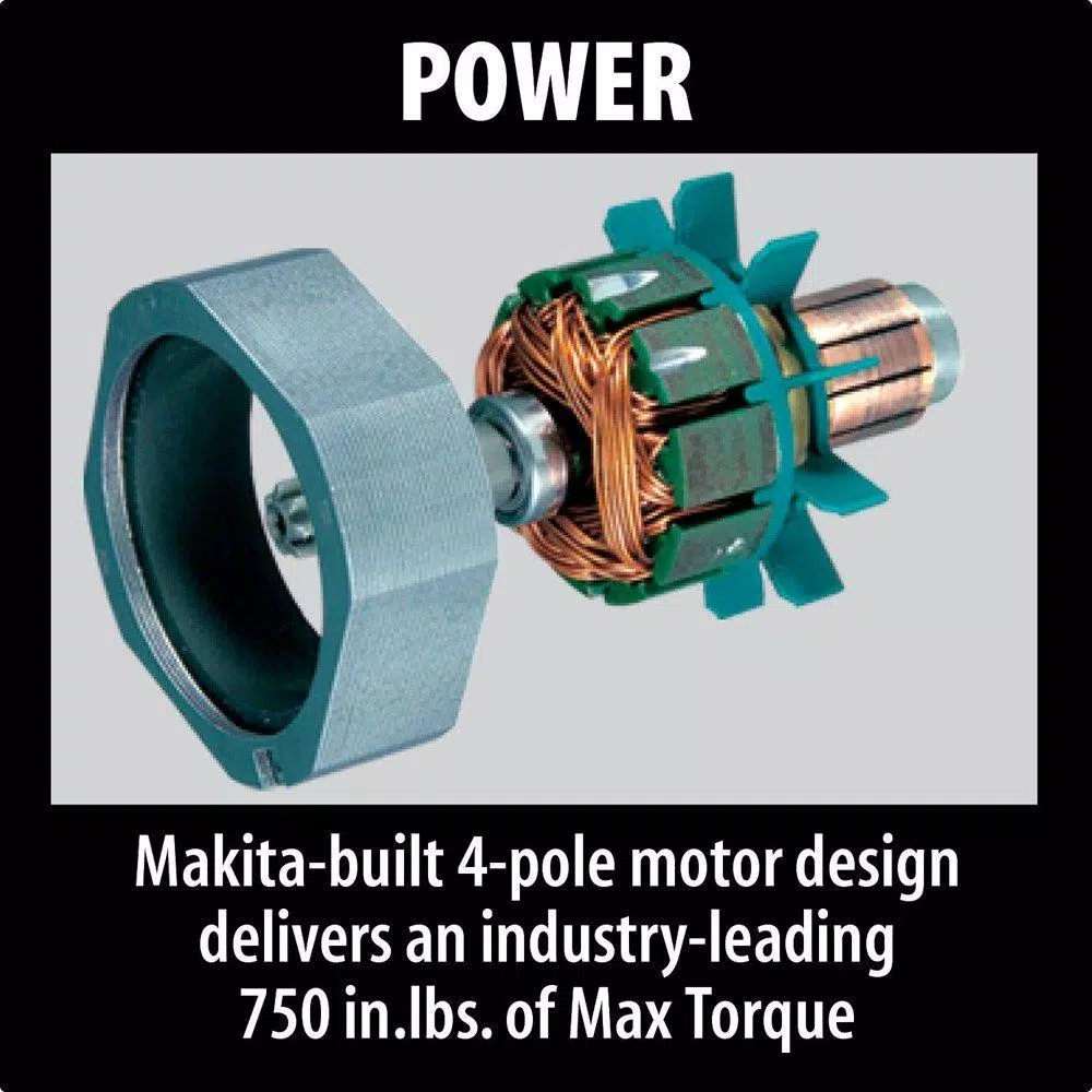 Makita 18V LXT Cordless 1/2 in. Hammer Driver-Drill Kit with (2) 4.0 Ah Batteries, Charger, and Hard Case
