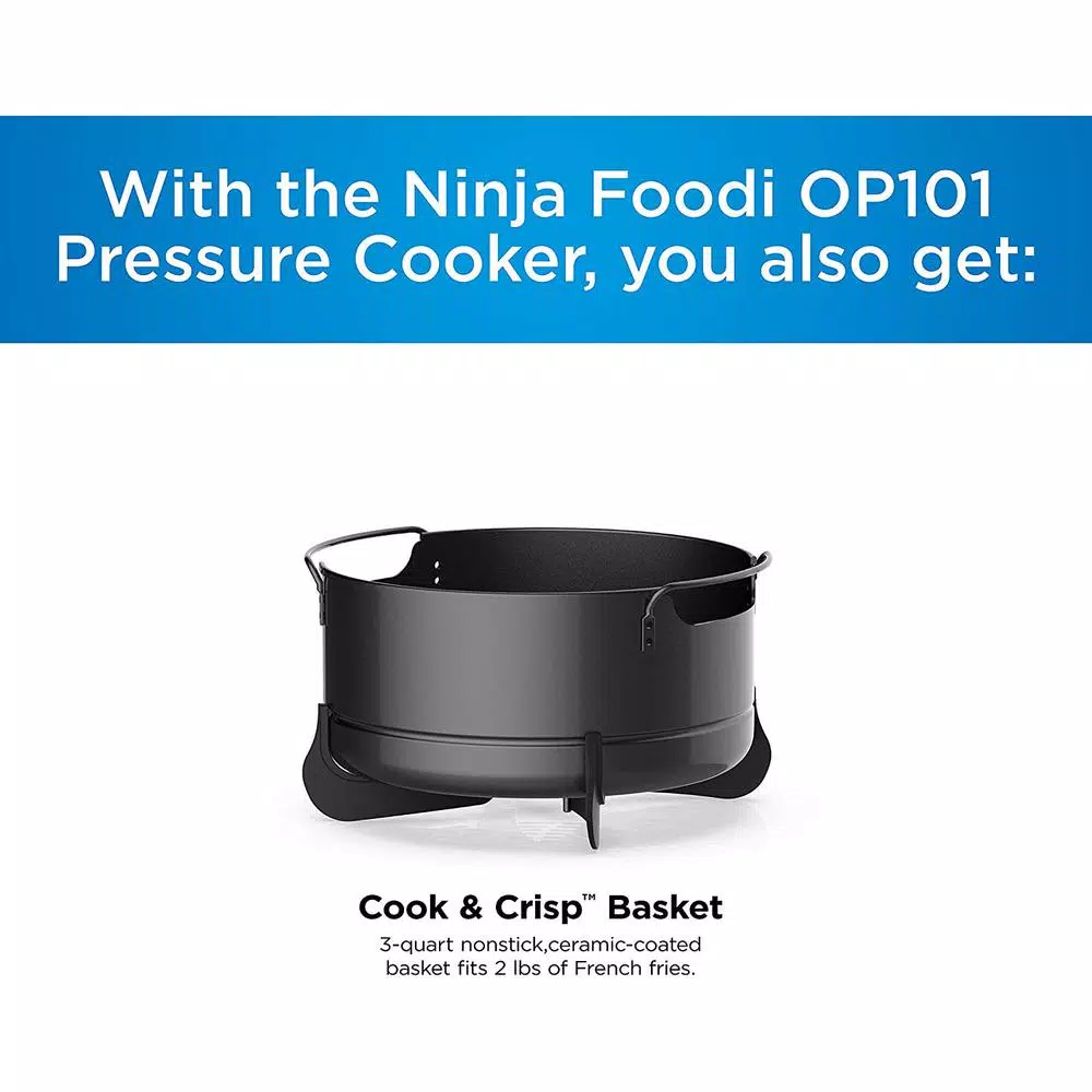 Ninja Foodi 5 qt. Compact Pressure Cooker and Air Fryer with Crisping Lid