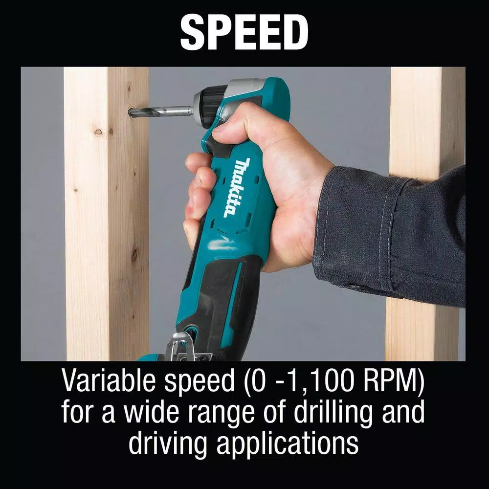 Makita 12V MAX CXT Lithium-Ion Cordless 3/8 in. Right Angle Drill Kit (2.0 Ah)