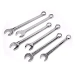WEN 13-Piece SAE Combination Wrench Set with Storage Rack, Chrome Vanadium Steel thumbnail 3