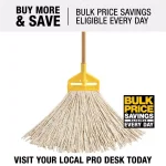 Rubbermaid Commercial Products Rubbermaid Commercial #24 Blend String Mop with 48 in. Wood Handle thumbnail 2