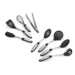 Cuisinart Elements 8-Piece Black Silicone and Stainless Steel Kitchen Utensil Set thumbnail 1