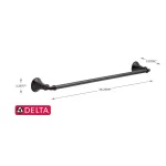 Delta Ashlyn 24 in. Towel Bar in Venetian Bronze thumbnail 5