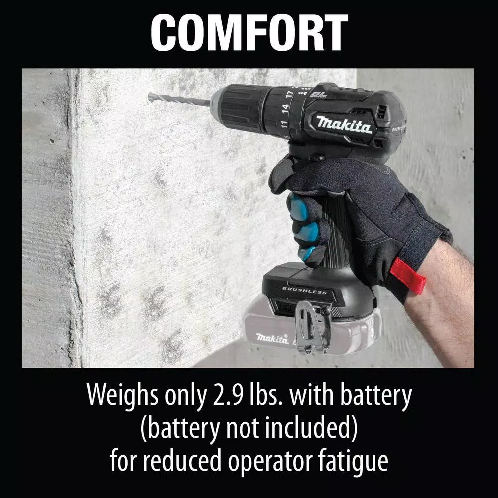 Makita 18V LXT Sub-Compact Brushless Cordless 1/2 in. Hammer Driver Drill (Tool Only)