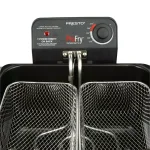Presto ProFry 12-Cup Deep Fryer, 1800W Electric Immersion Element with 2 Oblong Baskets thumbnail 7