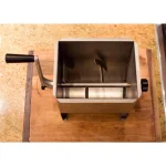 Weston Stainless Steel Manual Meat Mixer, 44 lb Capacity with Removable Paddles thumbnail 3