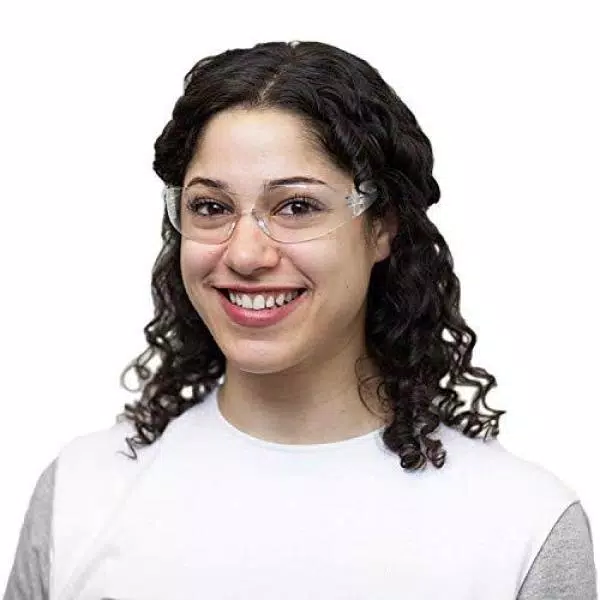 Bison Life Clear Lens Safety Glasses, Polycarbonate Scratch-Resistant Eyewear (Pack of 12)