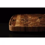 Ironwood Carolina Acacia Wood End Grain Cutting Board, 18 x 18 x 3 in thumbnail 6