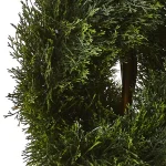 Nearly Natural Double Pond Cypress Spiral Topiary - 4ft UV Resistant Faux Plant for Indoor/Outdoor Use thumbnail 3