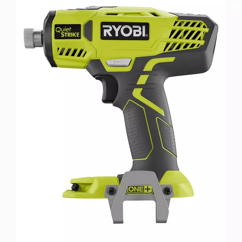 RYOBI 18V ONE+ QuietSTRIKE 1/4 in. Hex Pulse Driver Kit with 1.5 Ah Battery