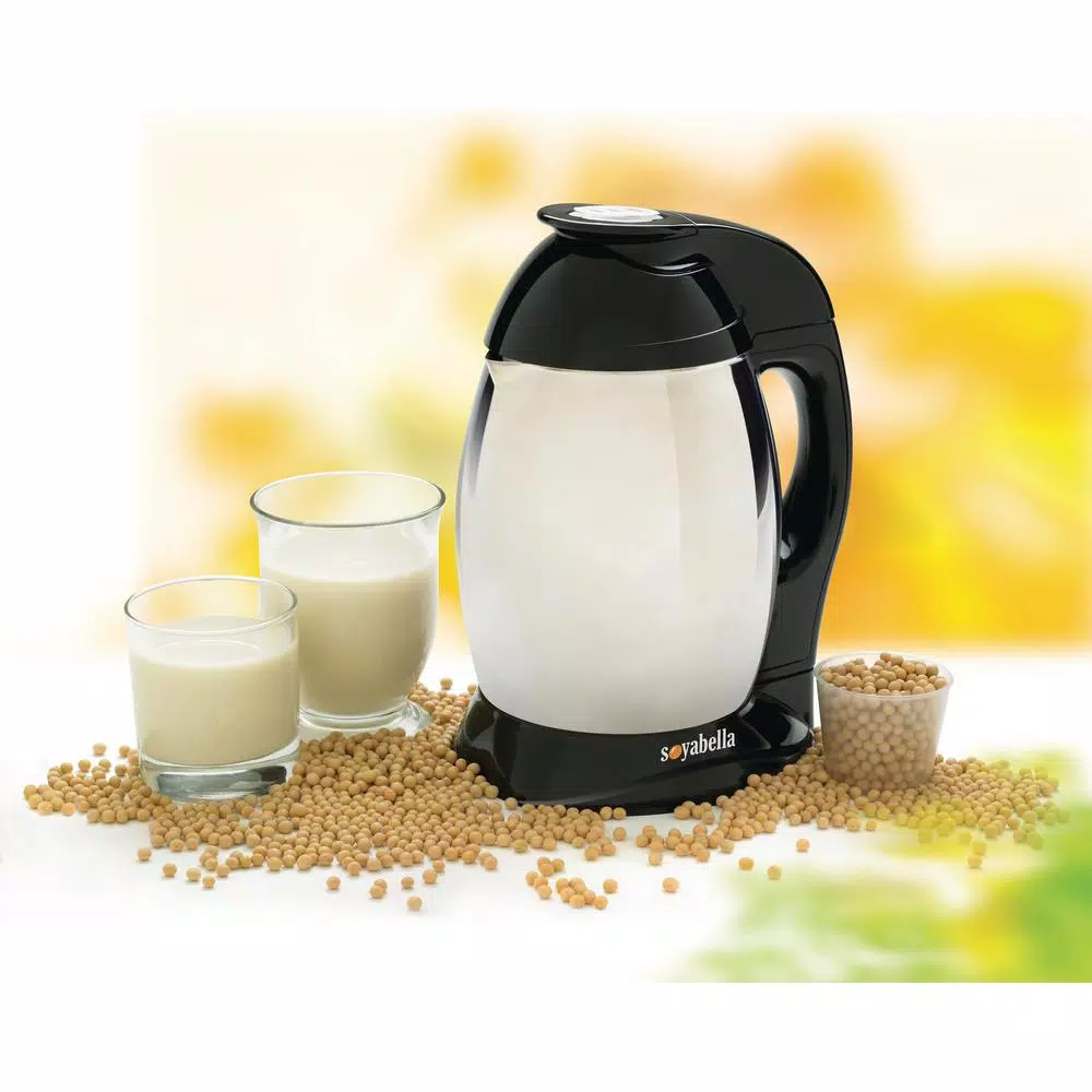 Tribest Soybella Black Stainless Steel Soy and Nutmilk Maker, 32 fl. oz.