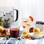 Libbey Frost 16-Piece Clear Glass Drinkware Set with Crackle Texture thumbnail 7