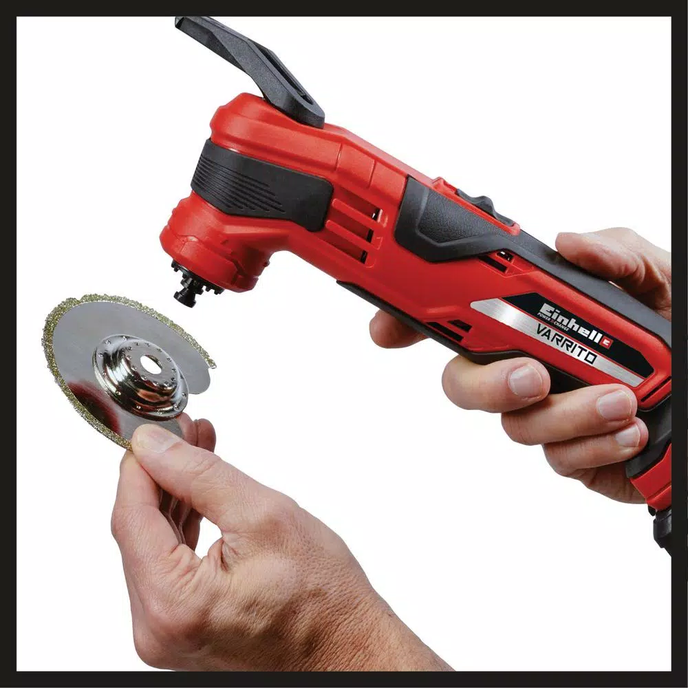 Einhell PXC 18V Cordless Oscillating Multi-Tool Kit with 3.0 Ah Battery and Fast Charger