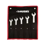 Husky 5-Piece Metric Reversible Ratcheting Wrench Set, Large Sizes thumbnail 3