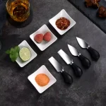 MALACASA 2.95-Inch White Porcelain Ramekins Set of 4, Ceramic Small Serving Bowls thumbnail 6