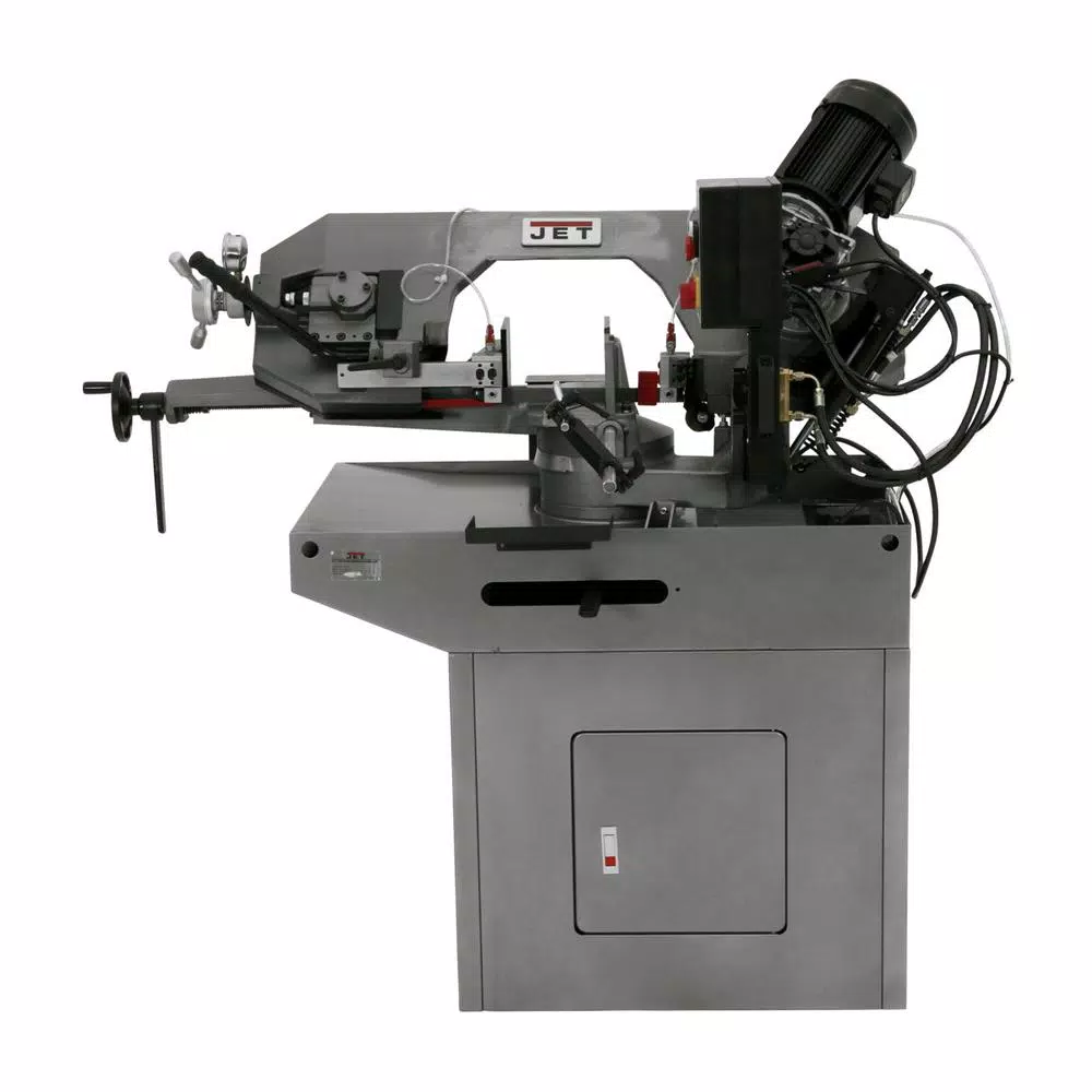 Jet 10 in. x 16 in. Horizontal Mitering Bandsaw, 2 HP, 230V/460V 3-Phase Metalworking Saw