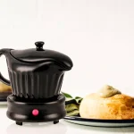 Ovente 13.5 oz. Electric Gravy Warmer with Detachable Ceramic Gravy Boat, Black thumbnail 2