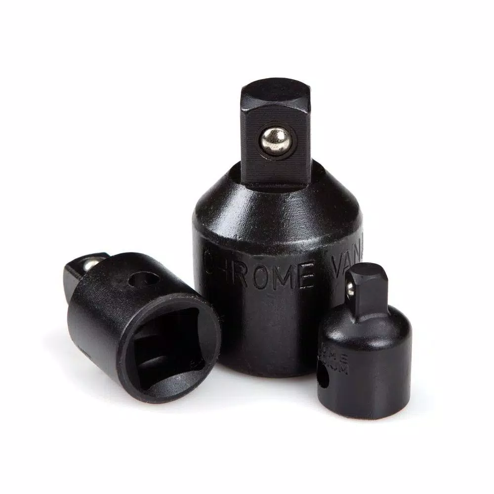 TEKTON 3-Piece Impact Reducer Set, Chrome Vanadium Steel Socket Adapters