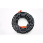 SPT 25 ft. Premade Premium Siamese Power and Video Cable, RG59 Coaxial, BNC Male to BNC Male (4-Pack) thumbnail 2