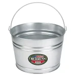 Behrens 4.25 Gal. Galvanized Steel Pail, Heavy Duty Round Metal Bucket thumbnail 1