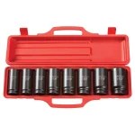 TEKTON 3/4 in. Drive 6-Point Deep Impact Socket Set, 1 to 1-1/2 in., 8-Piece thumbnail 1