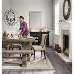 Household Essentials 37" Bronze Sunburst Round Wall Mirror - Contemporary Glam Accent Mirror thumbnail 3