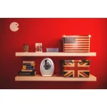Heim Concept Classic Oval Skeleton Quartz Desk Clock - Silver Stainless Steel thumbnail 2