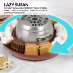 Nostalgia LSM400 Electric Stainless Steel S'mores Maker, Brown thumbnail 5