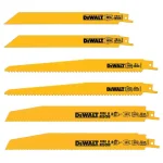 DEWALT Bi-Metal Reciprocating Saw Blade Set with Telescoping Case, 6-Piece Multi-Purpose thumbnail 1