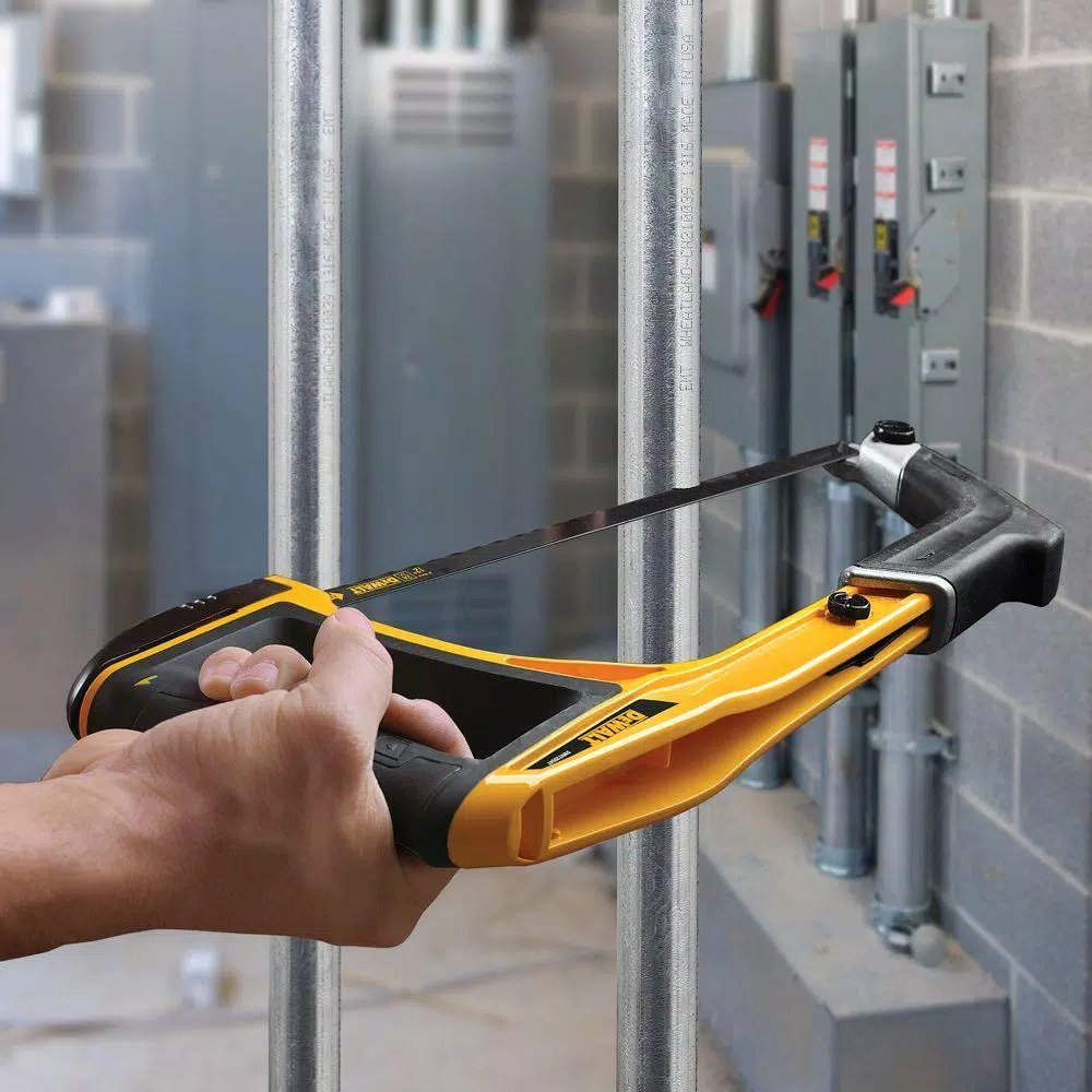 DEWALT 12 in. 5-in-1 Hacksaw with Comfort Grip Plastic Handle