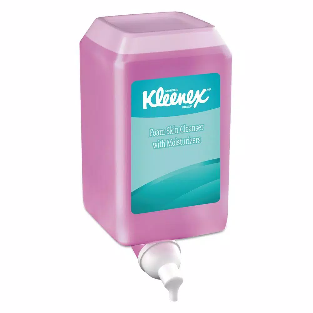 Kleenex Kimberly-Clark Professional Foam Skin Cleanser with Moisturizers, 1000 ml (Case of 6)