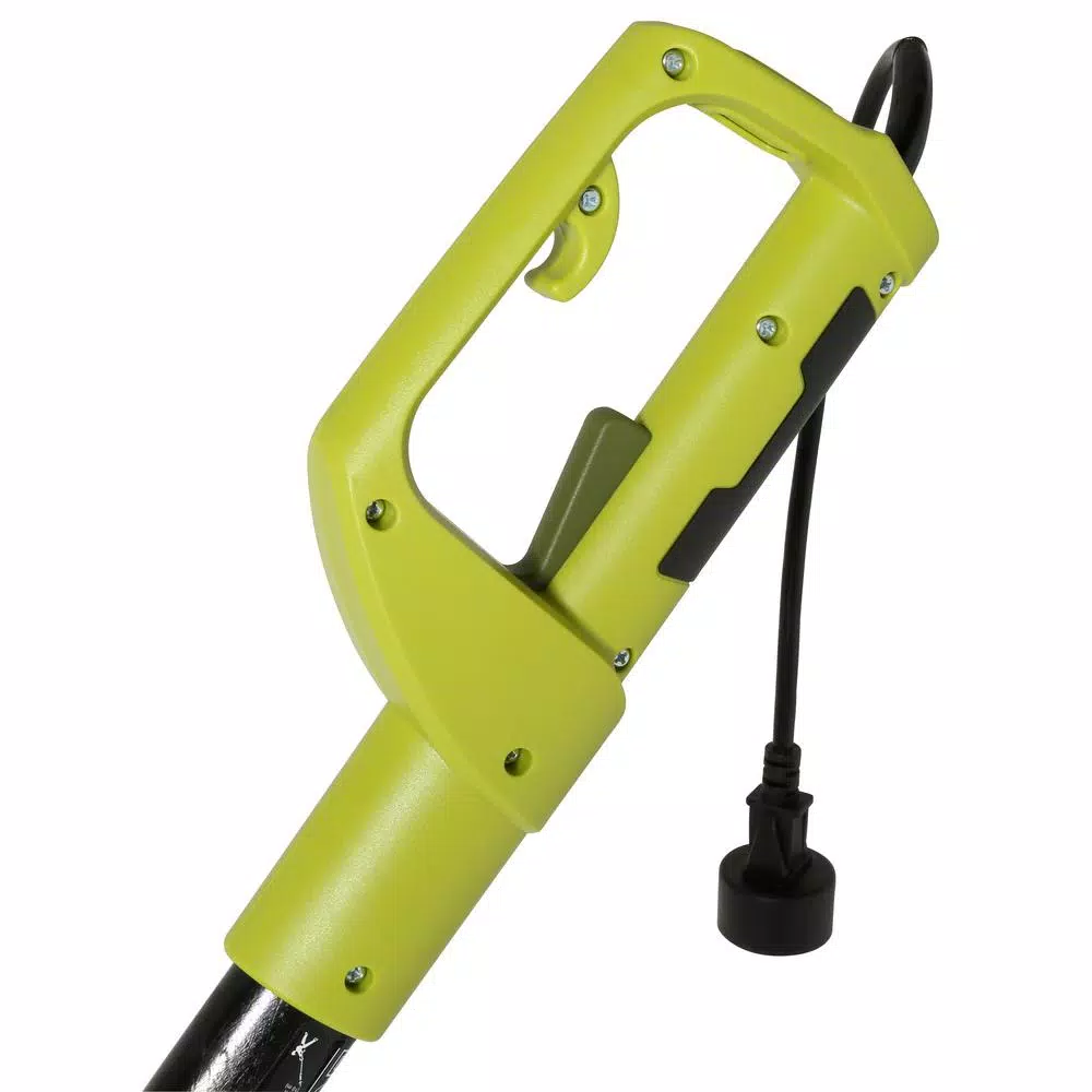 Sun Joe 4 Amp Corded Electric Telescoping Pole Hedge Trimmer with 21 in. Hardened Steel Blade