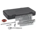 GearWrench 1/4 in. Drive 6-Point Ratchet and Socket Set, 51-Piece thumbnail 1