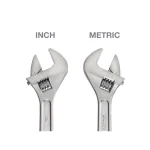 TEKTON 12 in. Adjustable Wrench, Carbon Steel with Satin Chrome Finish thumbnail 6